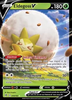 Eldegoss V card in Italian