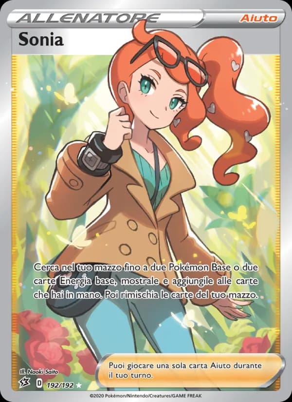 Sonia card in Italian