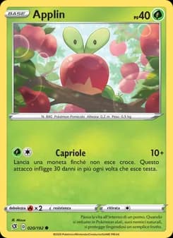 Applin card in Italian