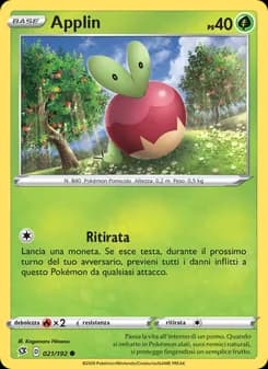 Applin card in Italian