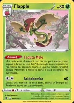 Flapple card in Italian