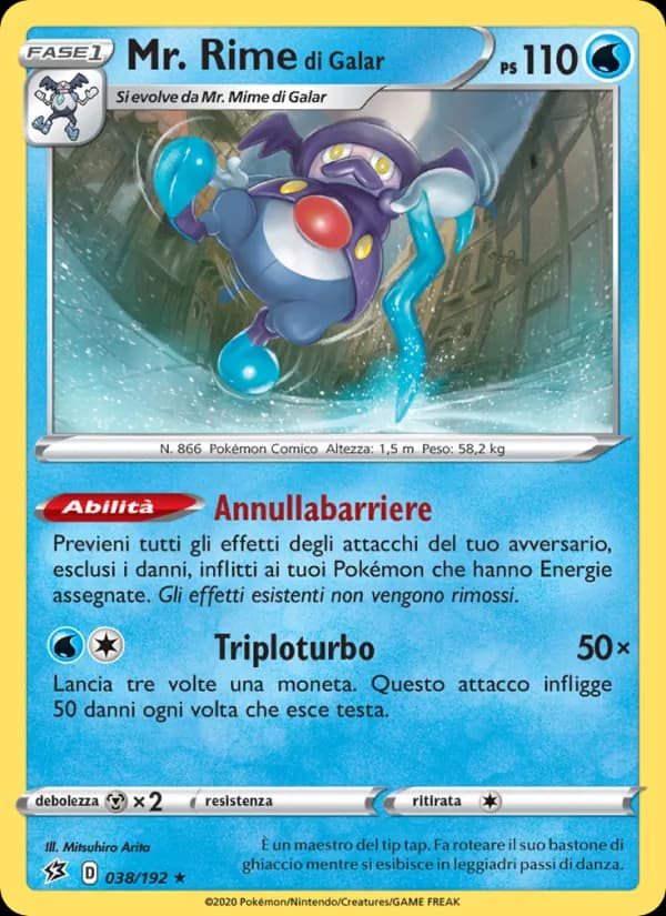 Mr. Rime di Galar card in Italian
