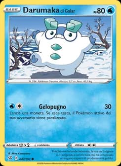 Darumaka di Galar card in Italian