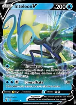 Inteleon V card in Italian