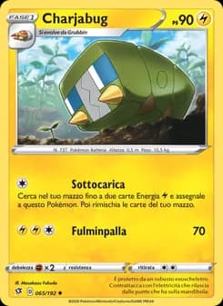 Charjabug card in Italian