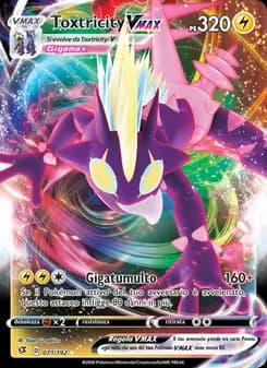 Toxtricity VMAX card in Italian