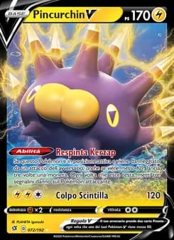 Pincurchin V card in Italian