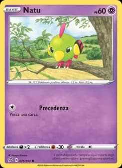 Natu card in Italian