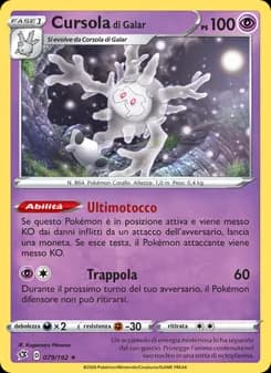 Cursola di Galar card in Italian