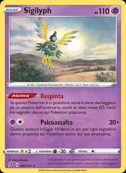 Sigilyph card in Italian