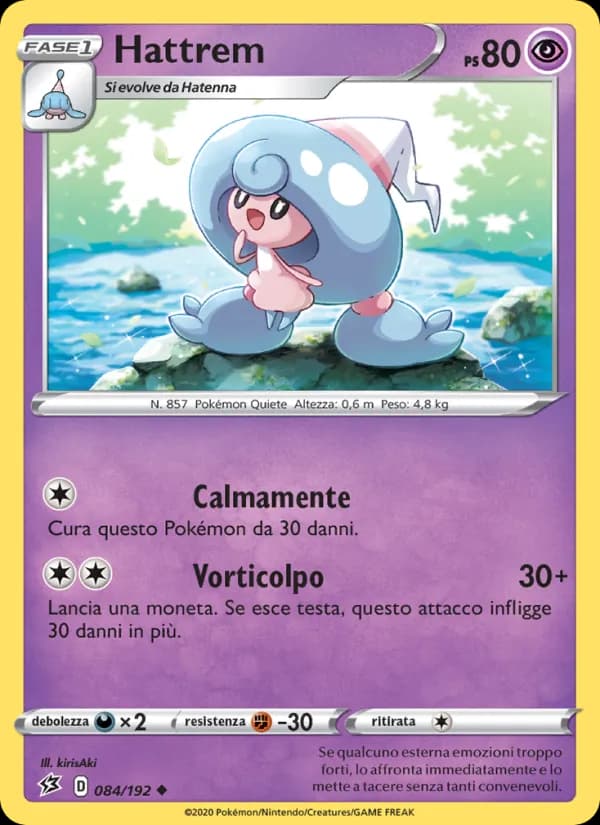Hattrem card in Italian