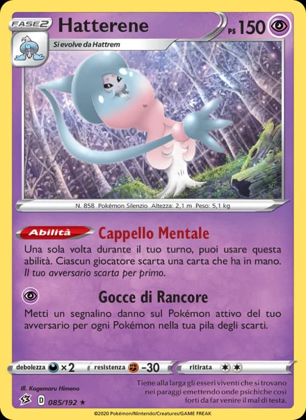 Hatterene card in Italian