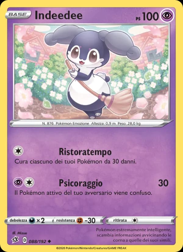 Indeedee card in Italian