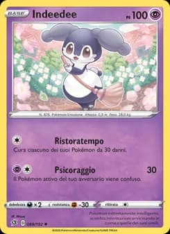 Indeedee card in Italian