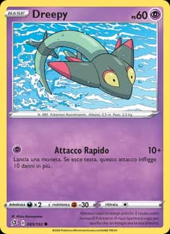 Dreepy card in Italian