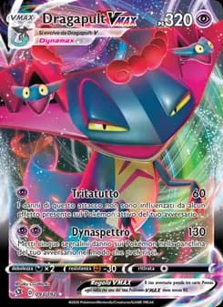 Dragapult VMAX card in Italian