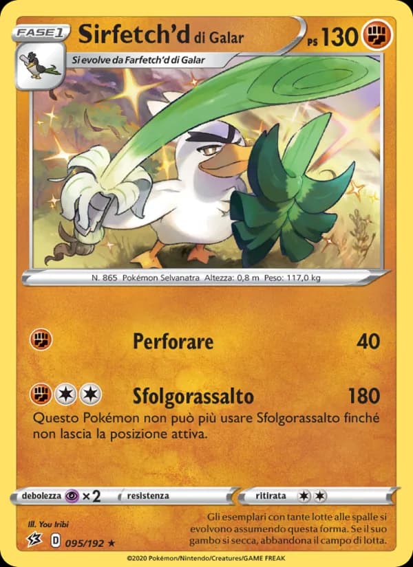 Sirfetch'd di Galar card in Italian