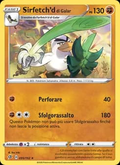 Sirfetch'd di Galar card in Italian