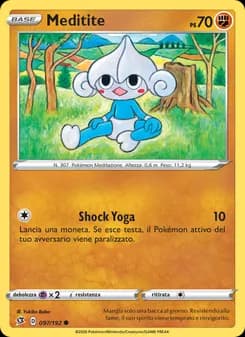 Meditite card in Italian