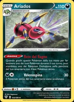 Ariados card in Italian