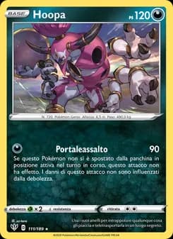 Hoopa card in Italian