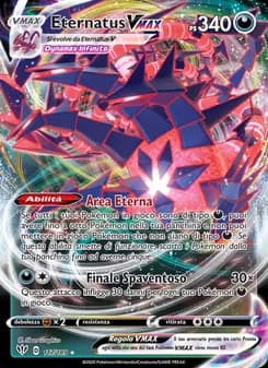 Eternatus VMAX card in Italian