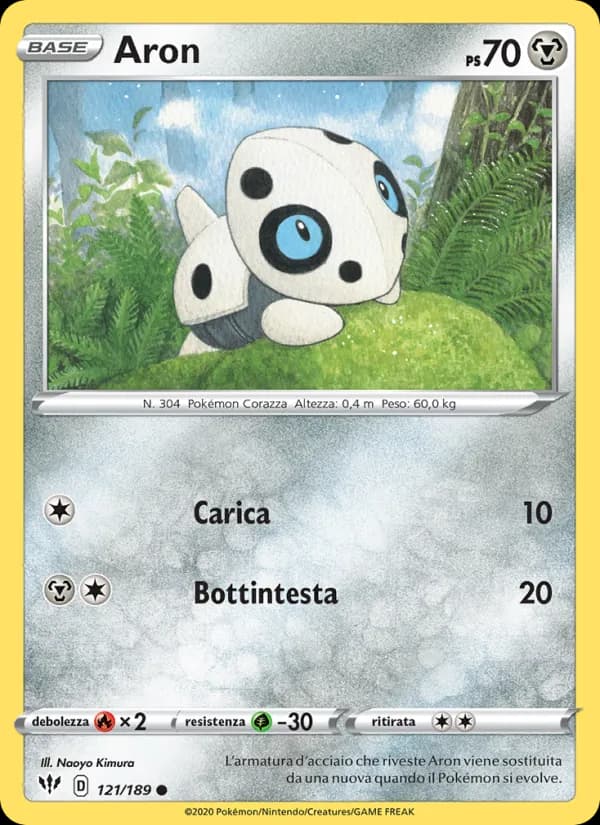 Aron card in Italian