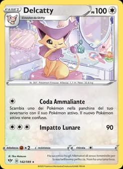 Delcatty card in Italian