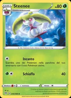 Steenee card in Italian