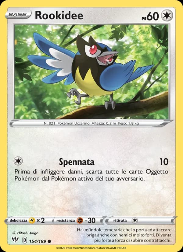 Rookidee card in Italian