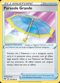 Parasole Grande card in Italian