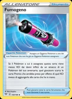Fumogeno card in Italian
