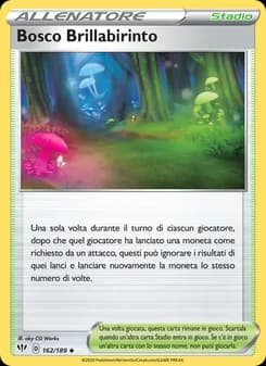 Bosco Brillabirinto card in Italian