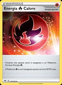 Energia Fire Calore card in Italian