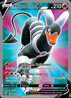 Houndoom V card in Italian
