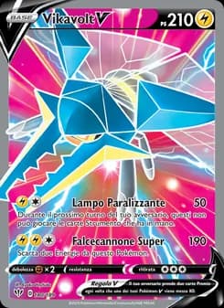 Vikavolt V card in Italian