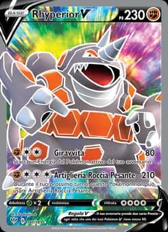 Rhyperior V card in Italian