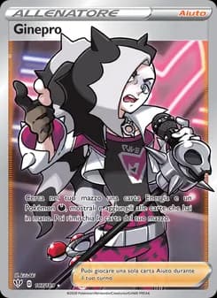 Ginepro card in Italian