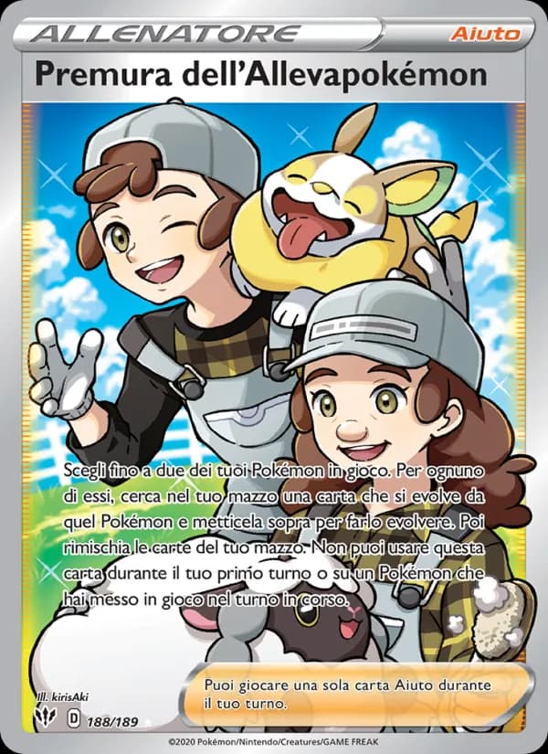 Premura dell'Allevapokémon card in Italian
