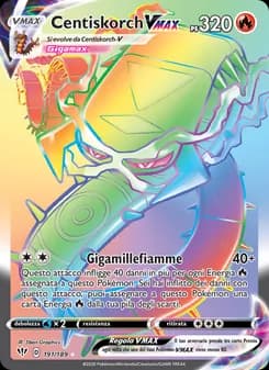 Centiskorch VMAX card in Italian
