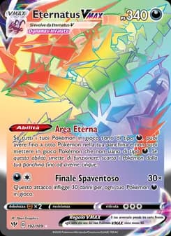 Eternatus VMAX card in Italian