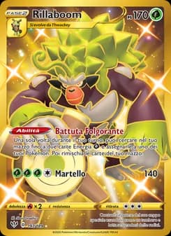 Rillaboom card in Italian