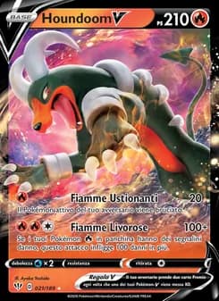 Houndoom V card in Italian