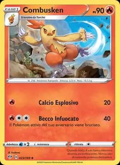 Combusken card in Italian