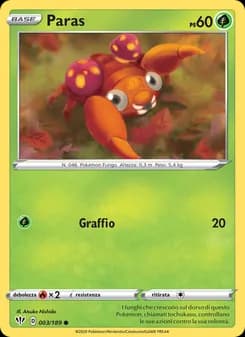 Paras card in Italian
