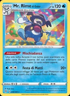 Mr. Rime di Galar card in Italian
