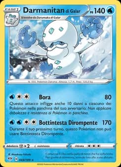 Darmanitan di Galar card in Italian
