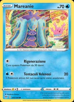 Mareanie card in Italian