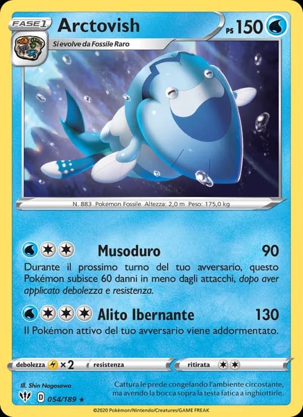 Arctovish card in Italian