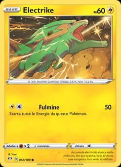 Electrike card in Italian